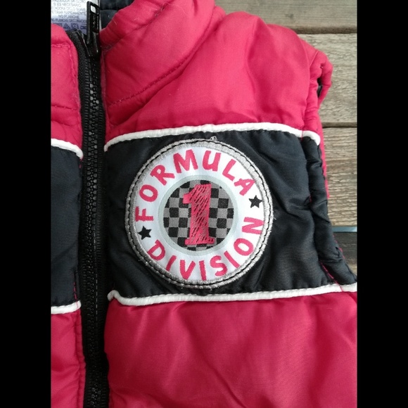 Little Rebel Jackets & Coats Little Rebel Red Race Car Puffer Vest